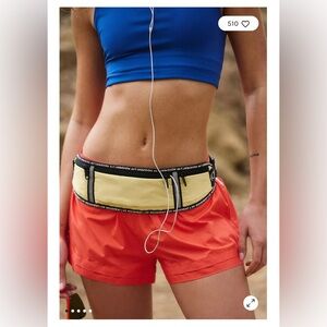 Free People Movement 3 Pocket Runner Belt Bag. NWT. Sour citrus